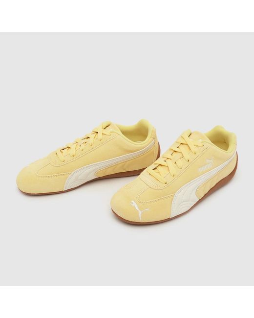 PUMA Yellow Speedcat Trainers