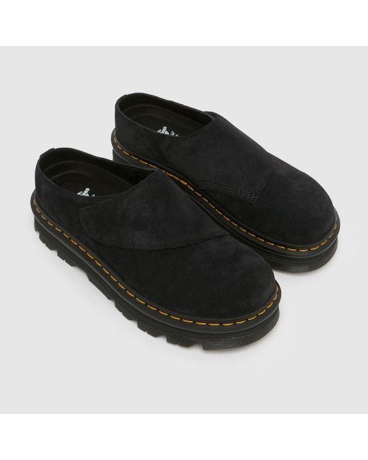 Dr. Martens Black Zebzag Anywair Mule Sandals for men