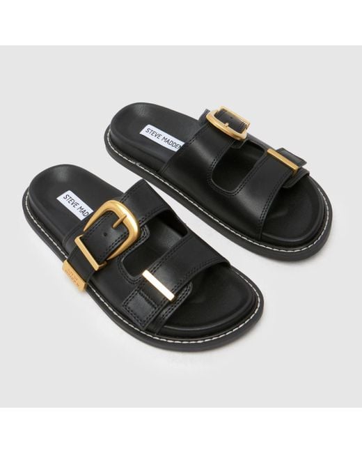 Steve Madden Black Arch-E Sandals