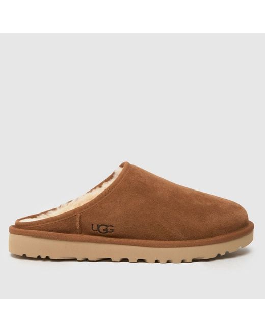 Ugg Brown Classic Slip On Slippers for men