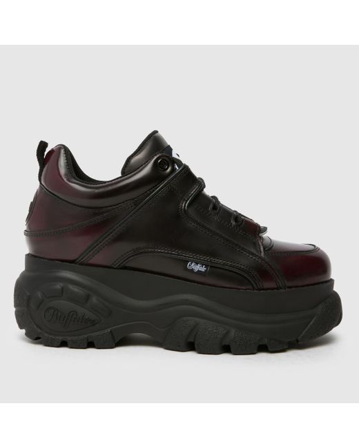 Buffalo Black London Classic Low Trainers