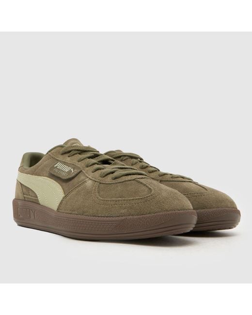 PUMA Green Palermo Trainers for men