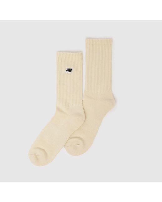 New Balance Multicolor Patch Logo Crew Socks 3 Pack