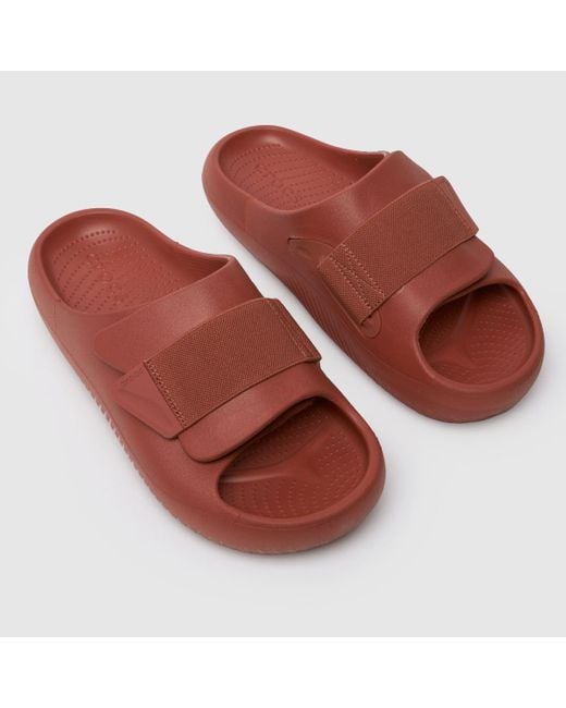 CROCSTM Red Mellow Luxe Recovery Slide Sandals In for men