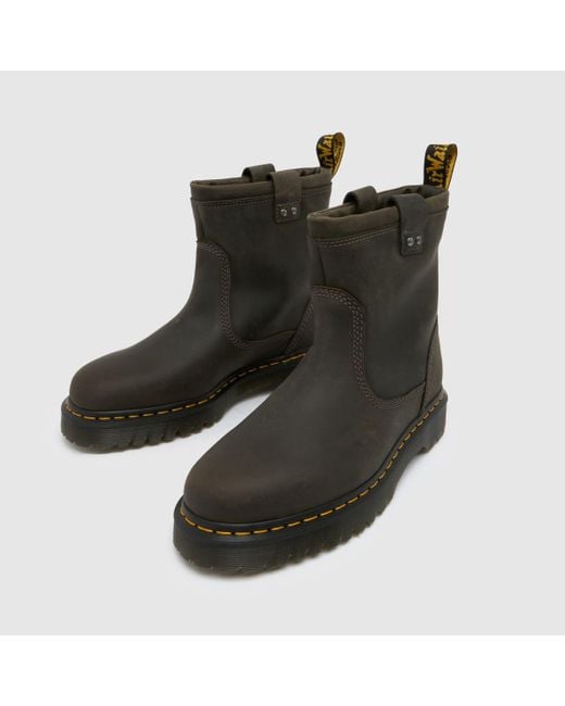 Dr. Martens Black Anistone Lo Boots In for men