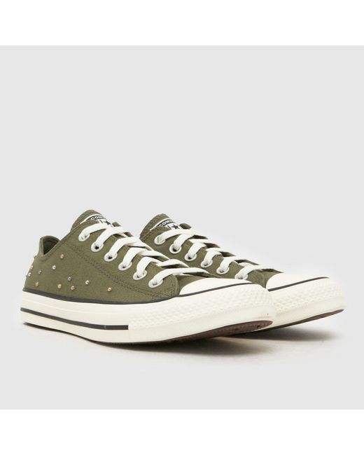 Converse Green All Star Ox Trainers