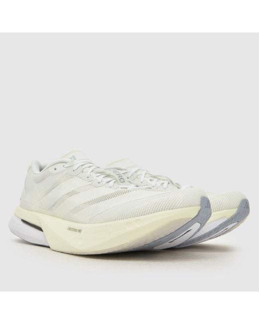 Adidas White Adizero Boston 13 Trainers for men