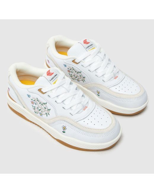 CARIUMA White Simpson Uba Trainers In