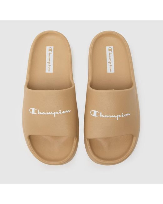 Champion Natural Soft Slipper Slide Sandals In for men