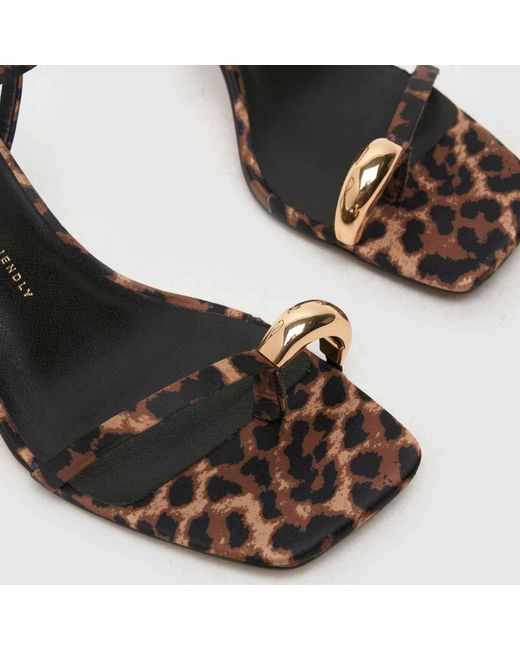 Schuh Metallic Susie Toe Loop High Heels
