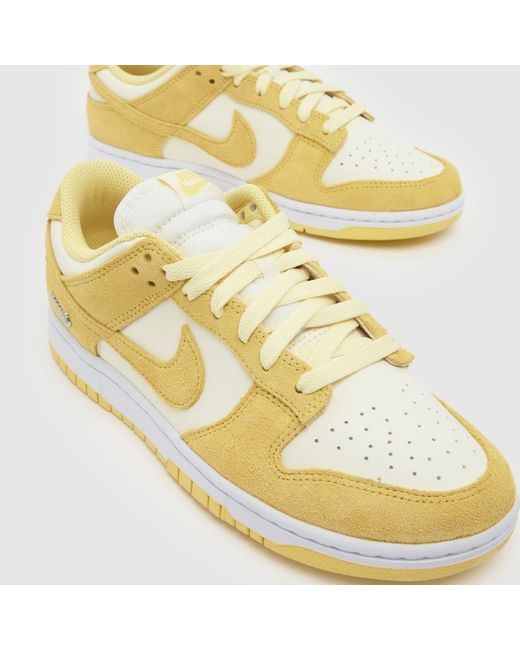 Nike Yellow Dunk Low Trainers