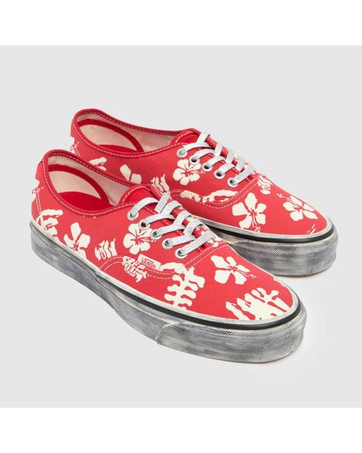 Vans Red Lx Authentic 44 Trainers for men