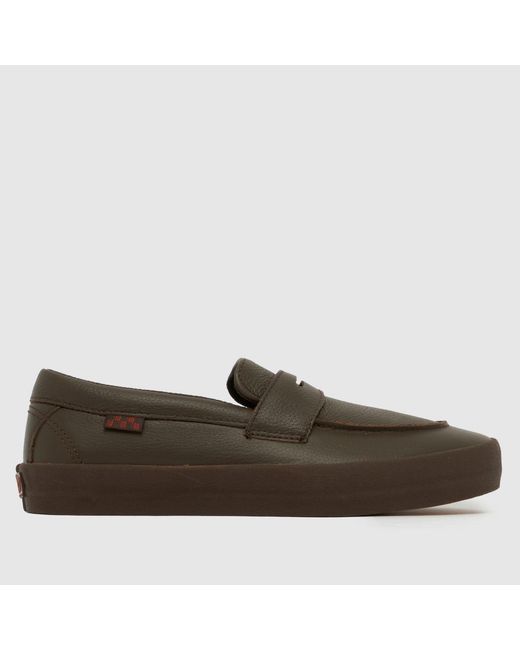 Vans Brown Skate Loafer Trainers