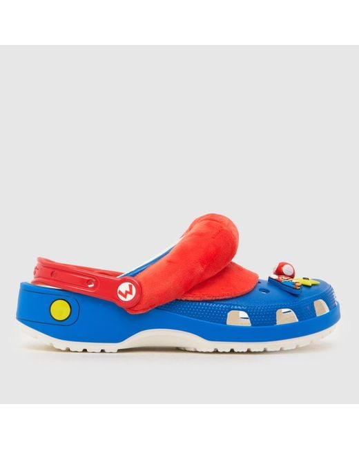 CROCSTM Blue Classic Mario Clog Sandals for men