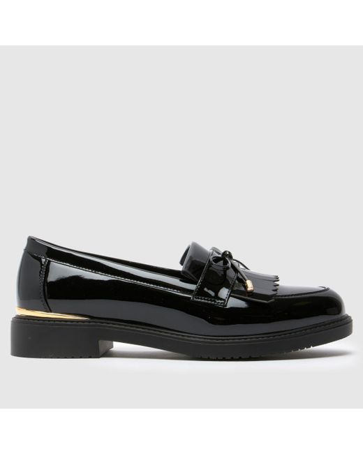 Schuh Black Lillia Loafer Flats