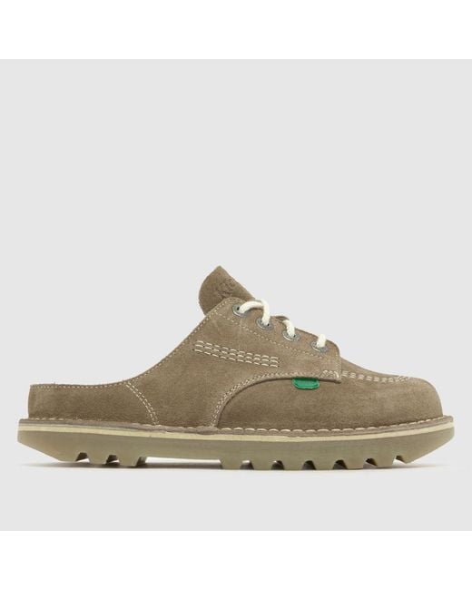 Kickers Classics Green Kick Mule Shoes for men