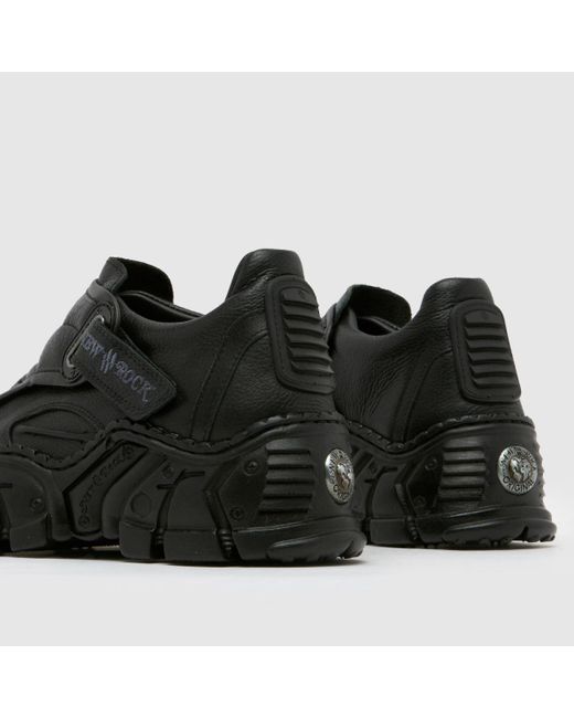 New Rock Black Impact Trainers