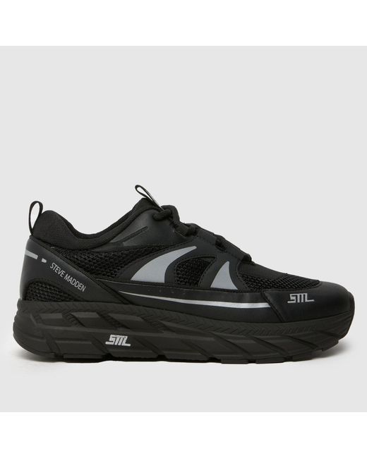 Steve Madden Black Propel 3 Trainers