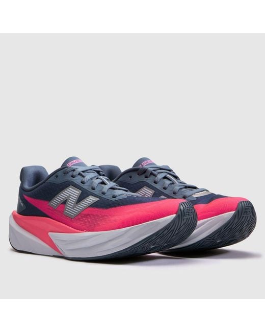 New Balance Pink Fuelcell Rebel V5 Trainers