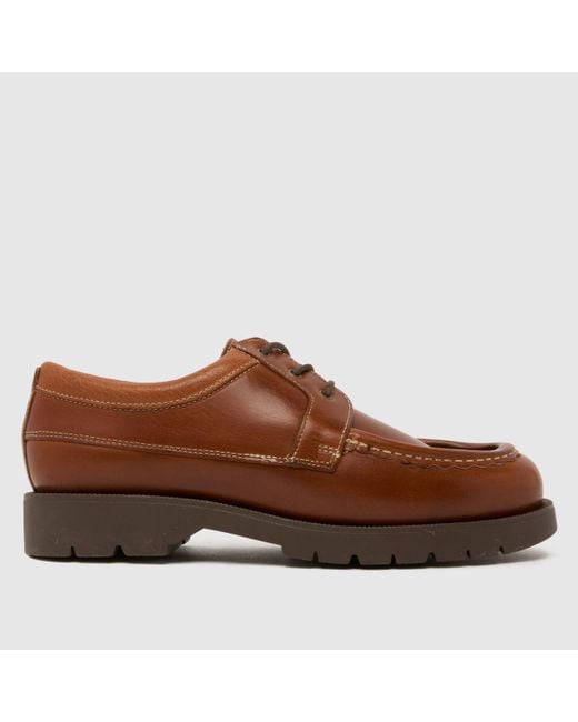 Kleman Brown Alfan Apron Shoes for men