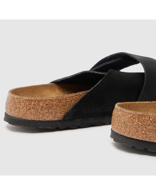 Birkenstock Black Kyoto Sandals for men