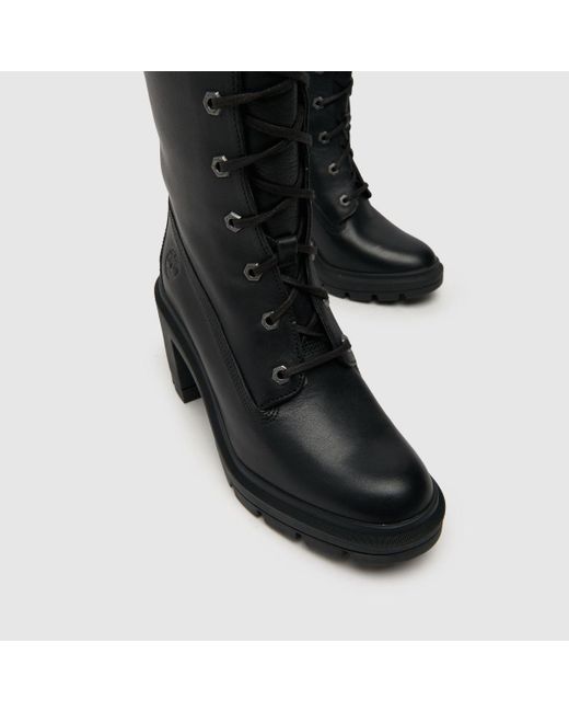 Timberland Black Ladies Allington Heights 14 Inch Boots