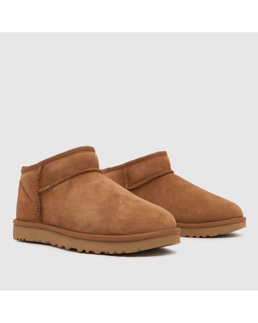 Ugg Brown Classic Ultra Mini Ii Boots