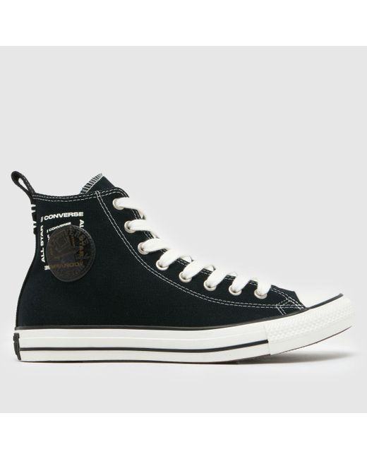 schuh black converse high tops