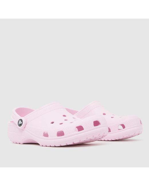 CROCSTM Pink Classic Clog Sandals