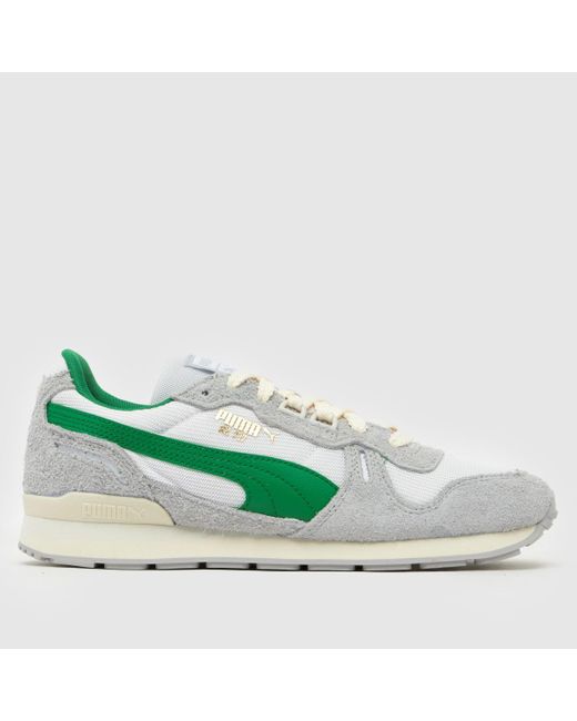 PUMA Green Rx 737 Vintage Trainers for men