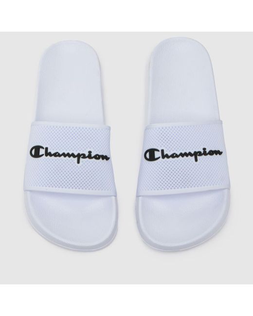Champion White Daytona Sandals In