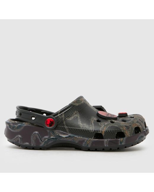 CROCSTM Black X Stranger Things Classic Clog Sandals for men
