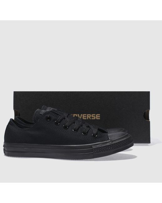 Converse Black All Star Mono Ox Trainers for men