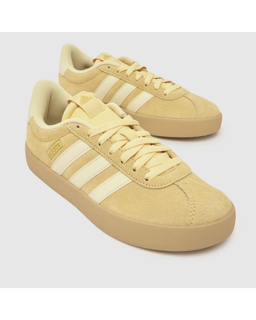 Adidas Yellow Vl Court 3.0 Trainers
