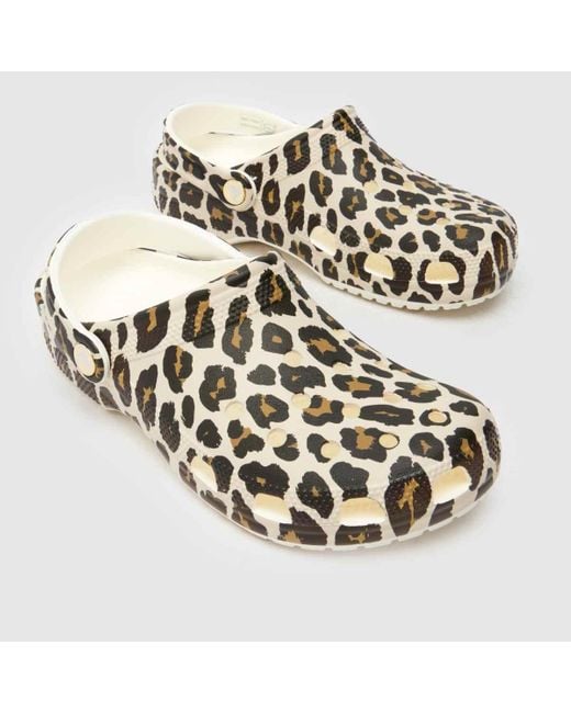 CROCSTM Multicolor Classic Leopard Clog Sandals