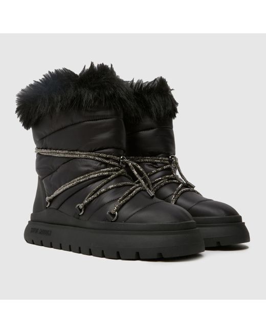 Steve Madden Black Ice Storm Boots In