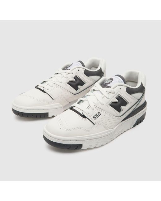 New Balance White 550 Trainers In