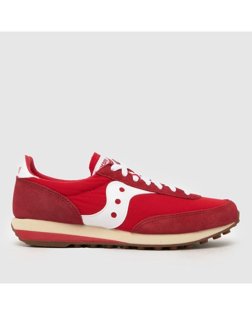 Saucony Red Trainer 80 Trainers