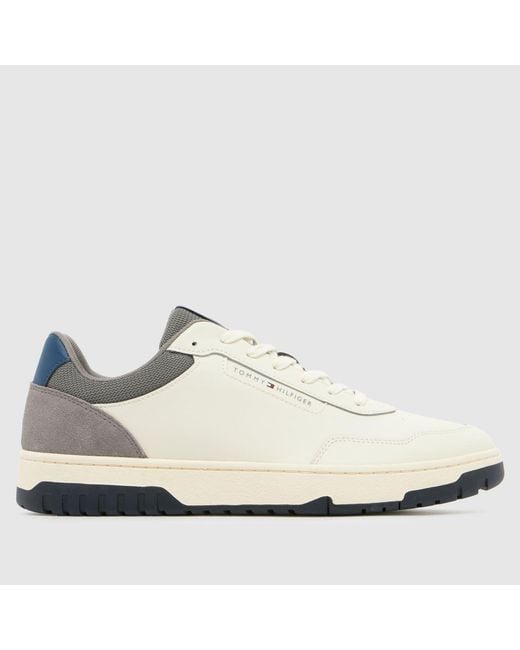 Tommy Hilfiger White Basket Core Lite Trainers for men