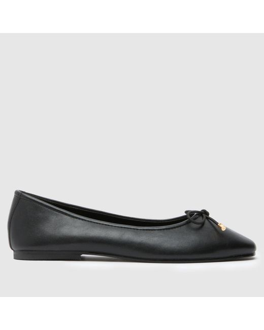 Schuh Black Lou Ballerina Flats