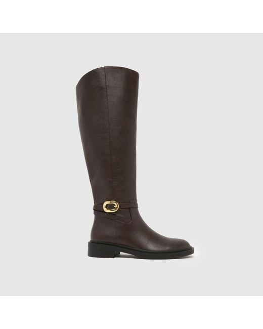 Schuh Brown Dory Riding Boots