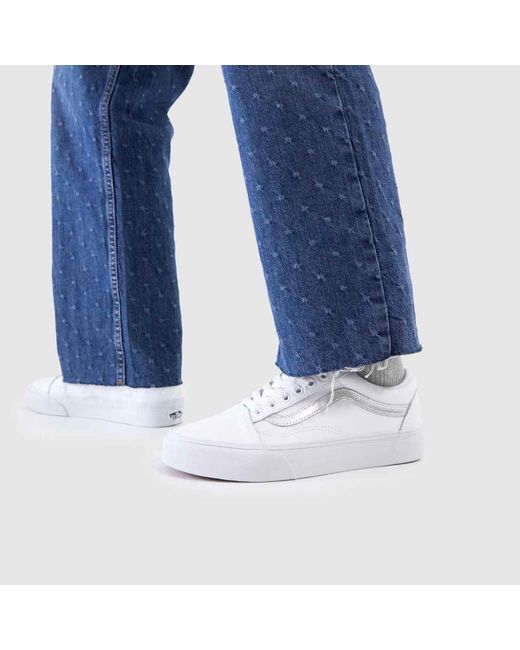 Vans White Old Skool Trainers