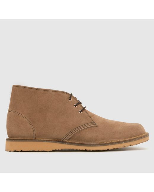 Red Wing Brown Weekender Chukka Boots for men
