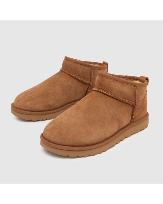 Ugg Brown Classic Ultra Mini Ii Boots