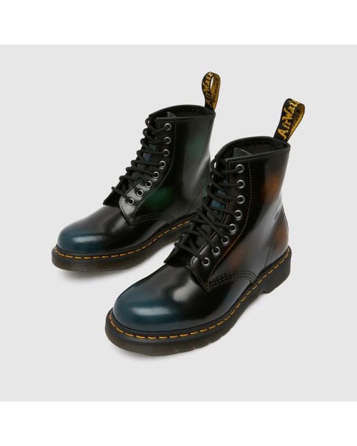 Dr. Martens Black 1460 Brush Off Boots
