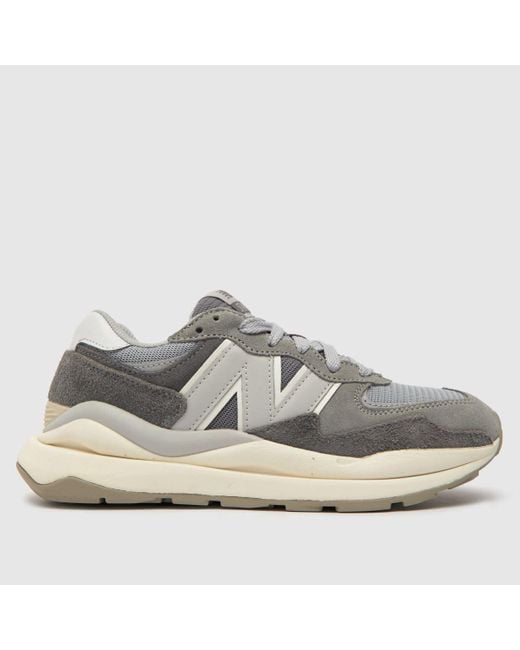 New Balance Suede 57/40 Trainers in Dark Grey (Grey) Lyst UK