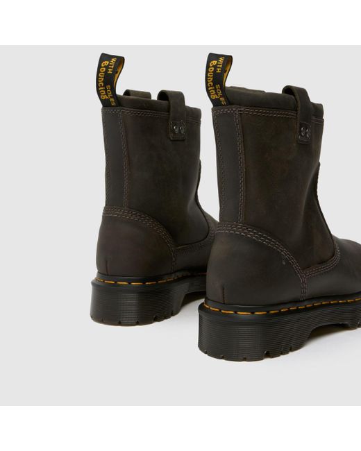 Dr. Martens Black Anistone Lo Boots In