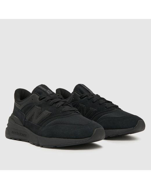 New Balance Black 997r Trainers In for men