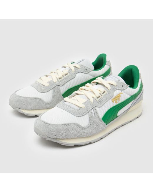 PUMA Green Rx 737 Vintage Trainers for men