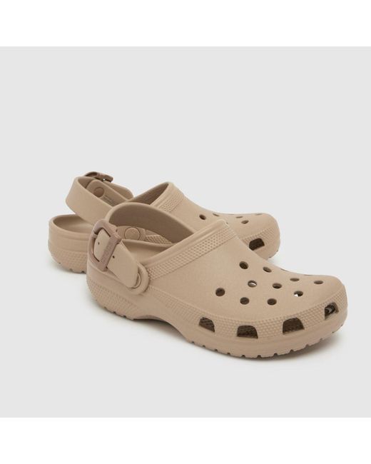 CROCSTM Natural Classic Buckle Clog Sandals